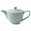 Teiera in ceramica verde salvia 900 ml - con coperchio e beccuccio versatore