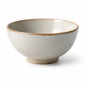 Ciotola 18 cm in ceramica color avorio smaltata per servire stile rustico
